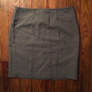 Ann Taylor LOFT Houndstooth Skirt